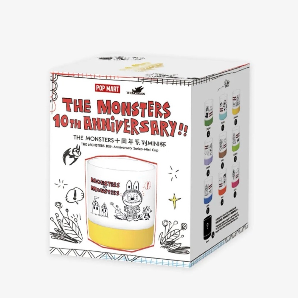 Pop Mart The Monsters 10th Anniversary Series Mini Cup